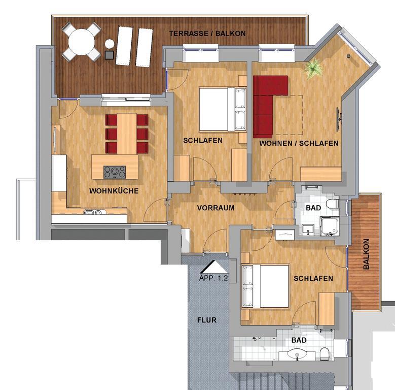 Appartements Schwaighofer Kössen Δωμάτιο φωτογραφία